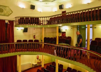 Fotografia do balcão da sala Cine-Teatro Tasso na Sertã